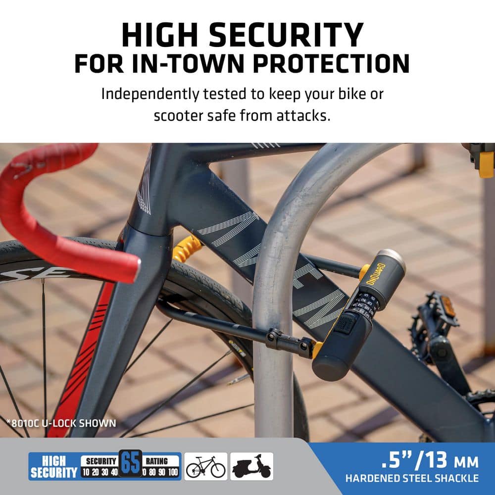 ONGUARD Combo Mini U-Lock (3.55 in. x 5.52 in.) (3)