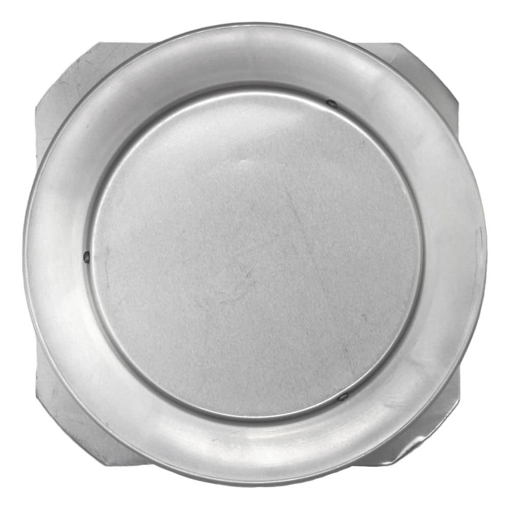 Active Ventilation Keepa Vent 7 in. Dia 38 sq. in. NFA Aluminum Finish Static Roof Vent for Flat Roofs with 11 in. High Collar (3)