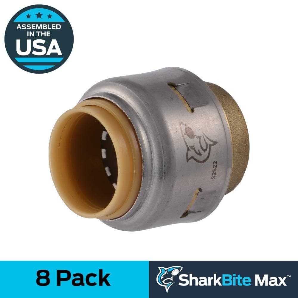 SharkBite Max 3/4 in. Push-to-Connect Brass End Stop Fitting Pro Pack (1)