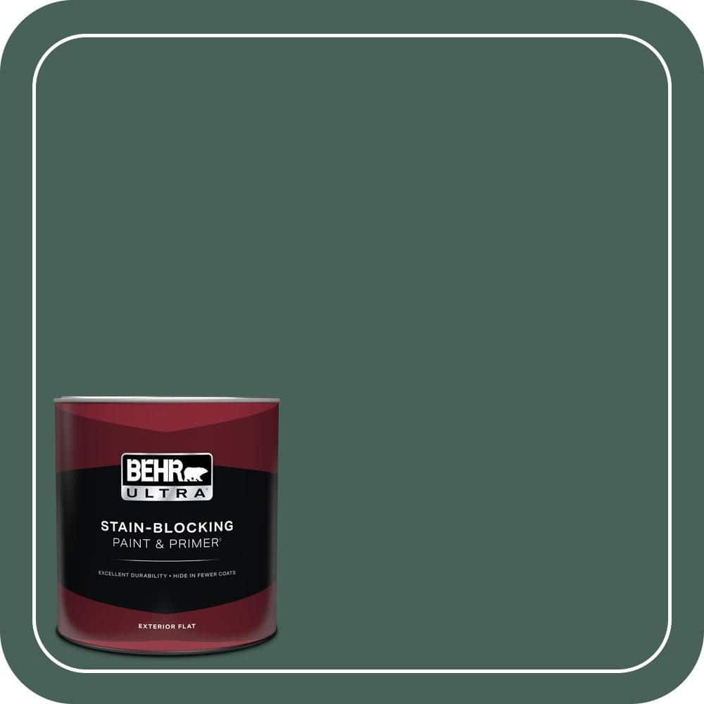 BEHR ULTRA 1 qt. #T18-20 Equilibrium Flat Exterior Paint & Primer