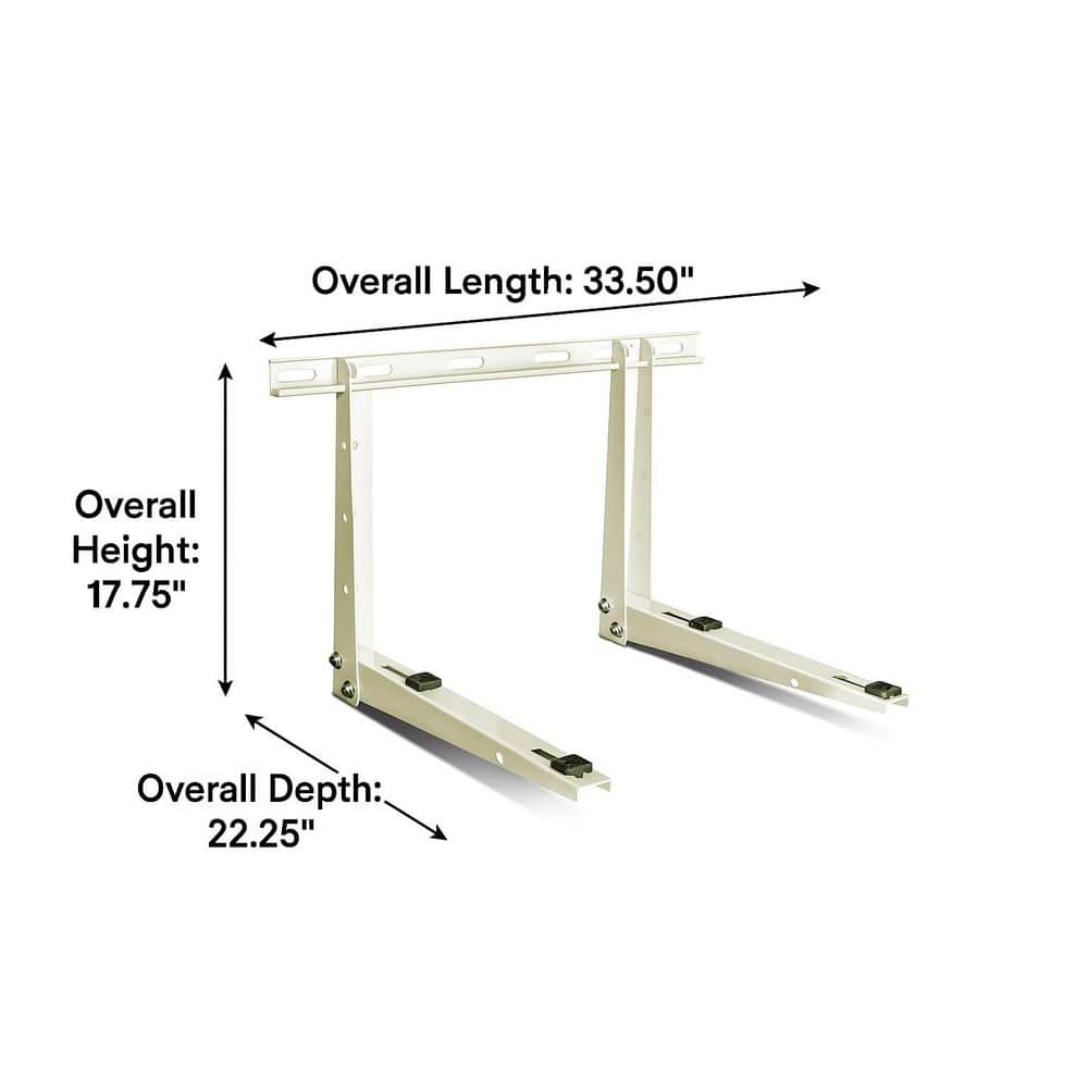 Everbilt Mini Split Wall Mounting Bracket, 300 lbs. (2)