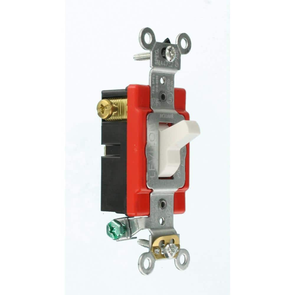 Leviton 15/20 Amp 3-Way Industrial Toggle Switch (2)