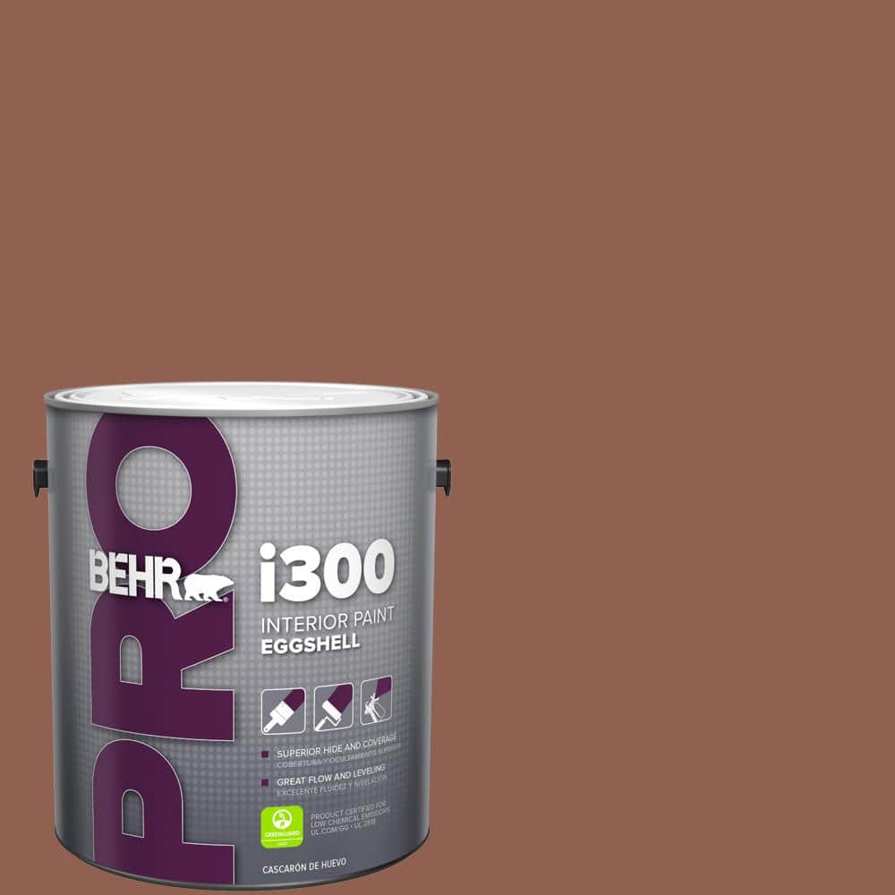 BEHR PRO 1 gal. #210F-7 Brown Thrush Eggshell Interior Paint