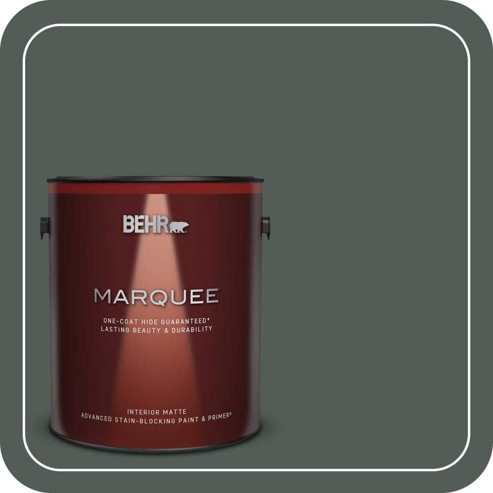 BEHR MARQUEE 1 gal. #700F-7 Evergreen Bough Matte Interior Paint & Primer