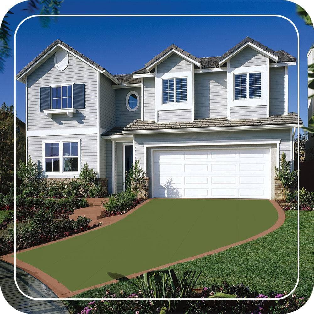 BEHR PREMIUM 1 gal. #M360-7 Rockwall Vine Self-Priming 1-Part Epoxy Satin Interior/Exterior Concrete and Garage Floor Paint (3)