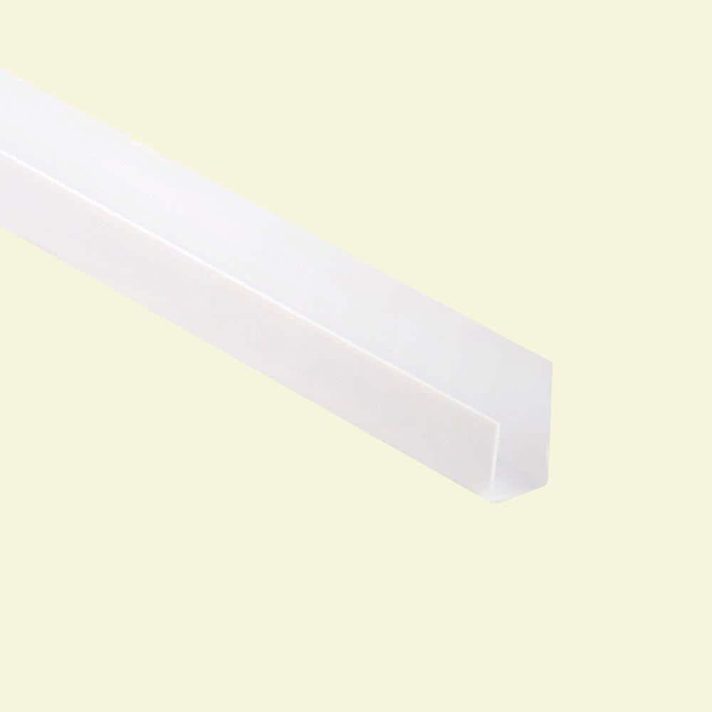 Phillips Manufacturing Company 1/2 in. x 8 ft. Vinyl J Trim Drywall Corner Bead Trim