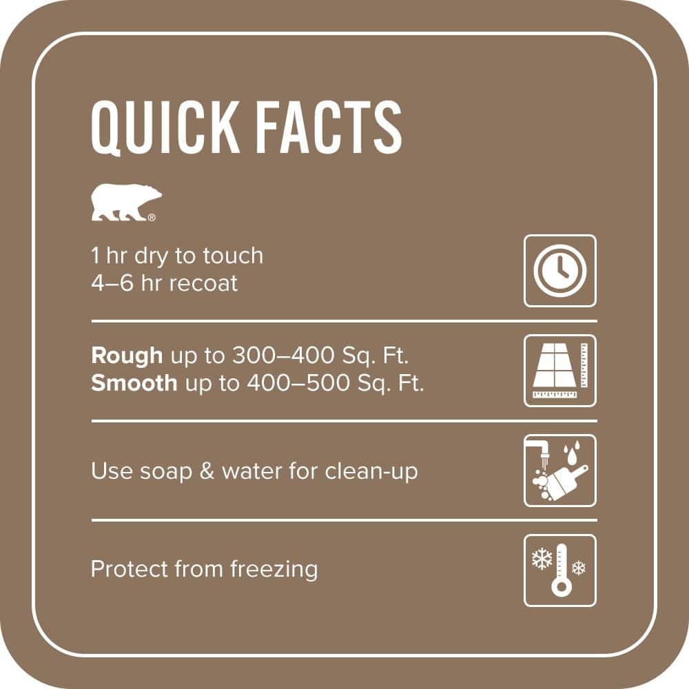 BEHR PREMIUM #N260-6 Self-Priming 1-Part Epoxy Satin Interior/Exterior Concrete and Garage Floor Paint (4)