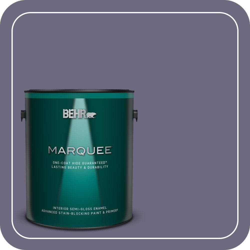 BEHR MARQUEE 1 gal. #S570-6 New Orleans One-Coat Hide Semi-Gloss Enamel Interior Paint & Primer (1)