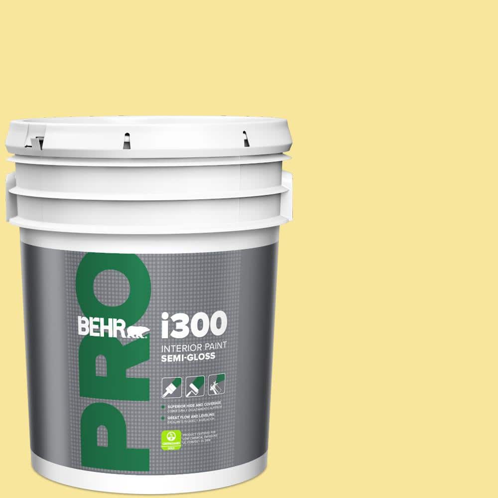 BEHR PRO 5 gal. #P310-4 Storm Lightning Semi-Gloss Interior Paint