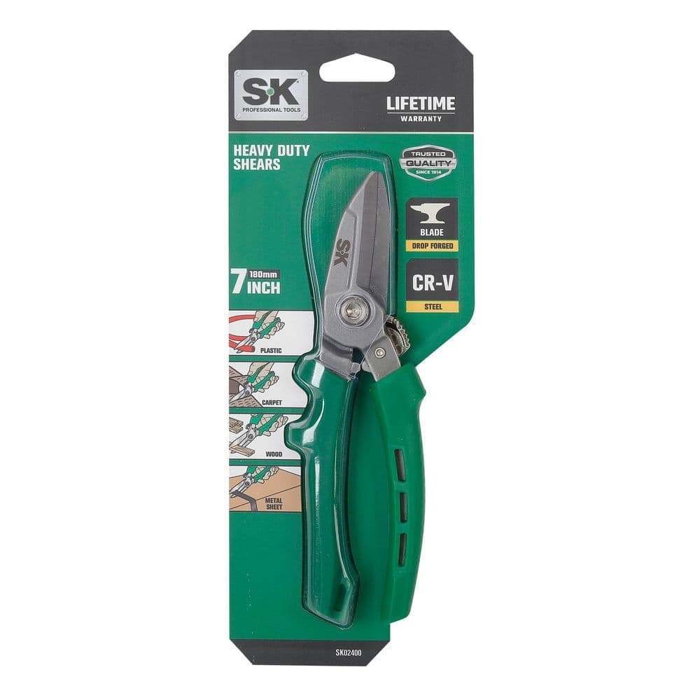 SK 7in Drop Forged Shears Aviation Snips (3)