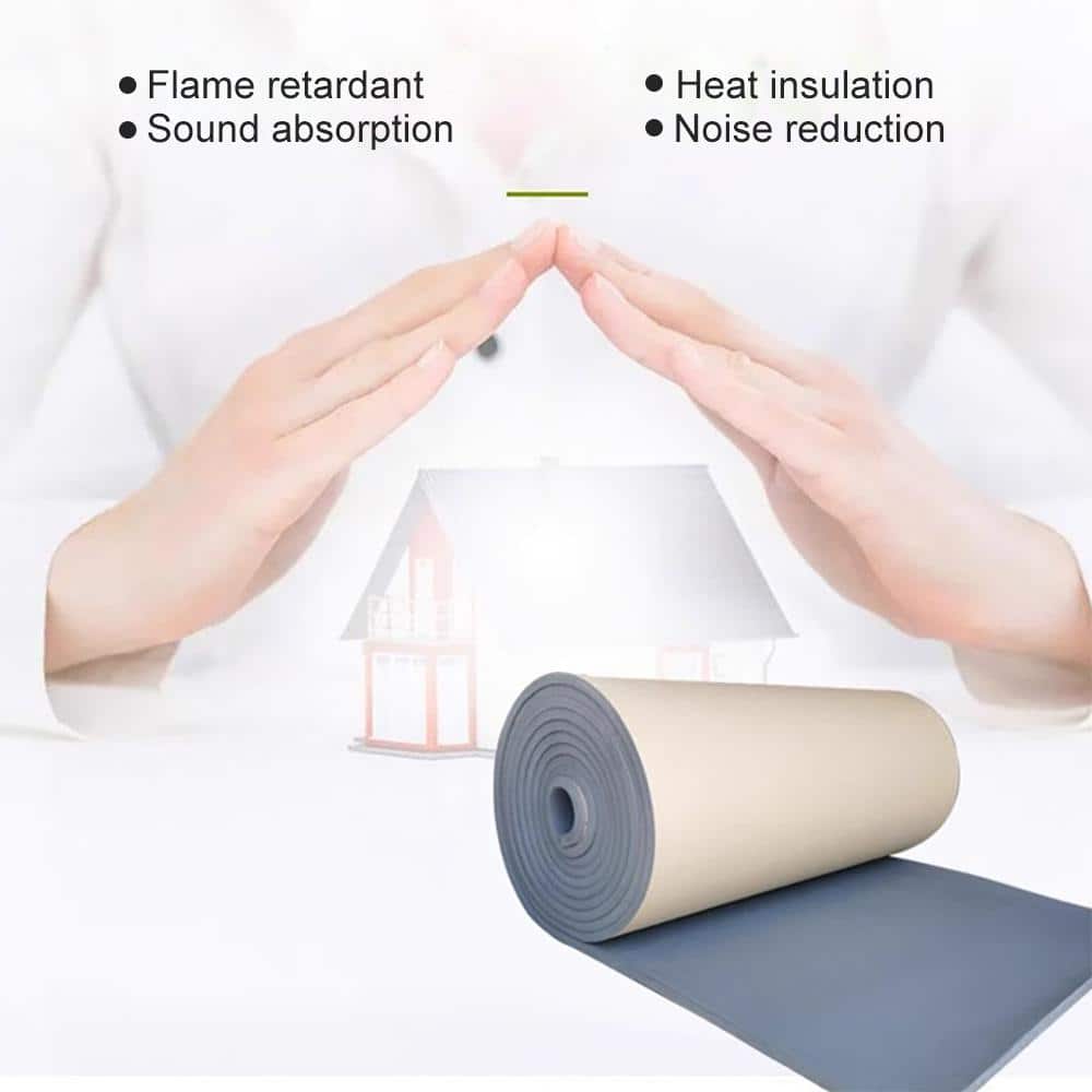 Wellco 20 in x 40 in Self-Adhesive Heat Sound Deadening Insulation Self-Extinguishing from Fire Waterproof and Anti-Corrosion (3)
