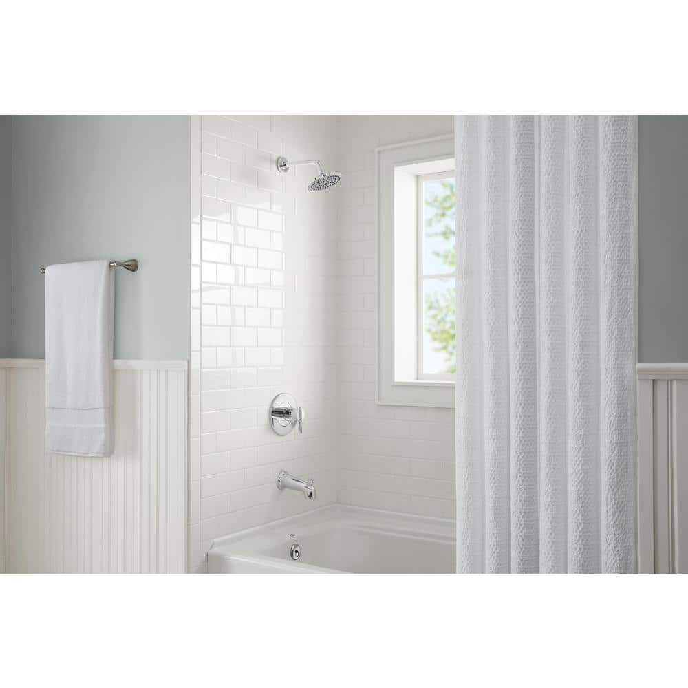Glacier Bay Dorind Single-Handle 1-Spray Tub and Shower Faucet 1.8 GPM in Chrome (Valve Included) (2)