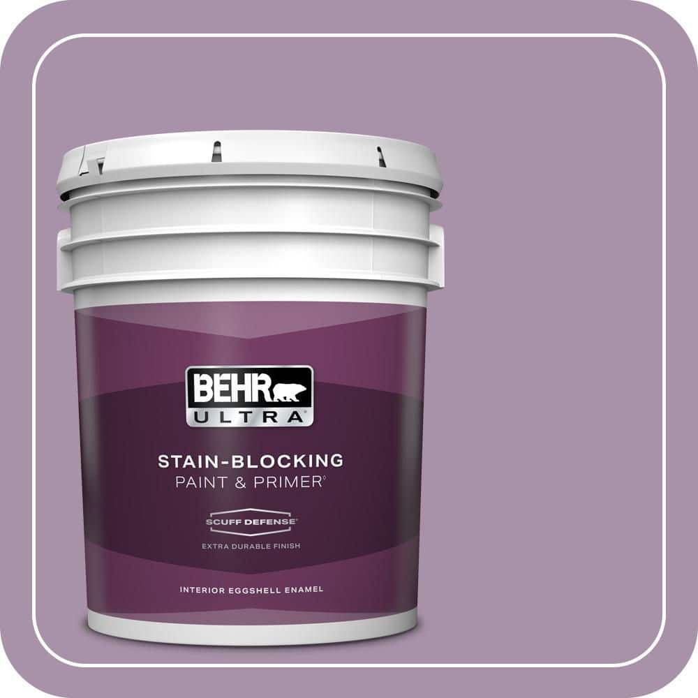 BEHR ULTRA 5 gal. #670D-5 Garden Flower Extra Durable Eggshell Enamel Interior Paint & Primer