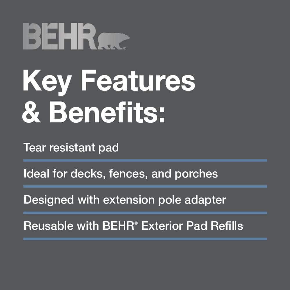 BEHR 7 in. Exterior Stain Pad Applicator (2)