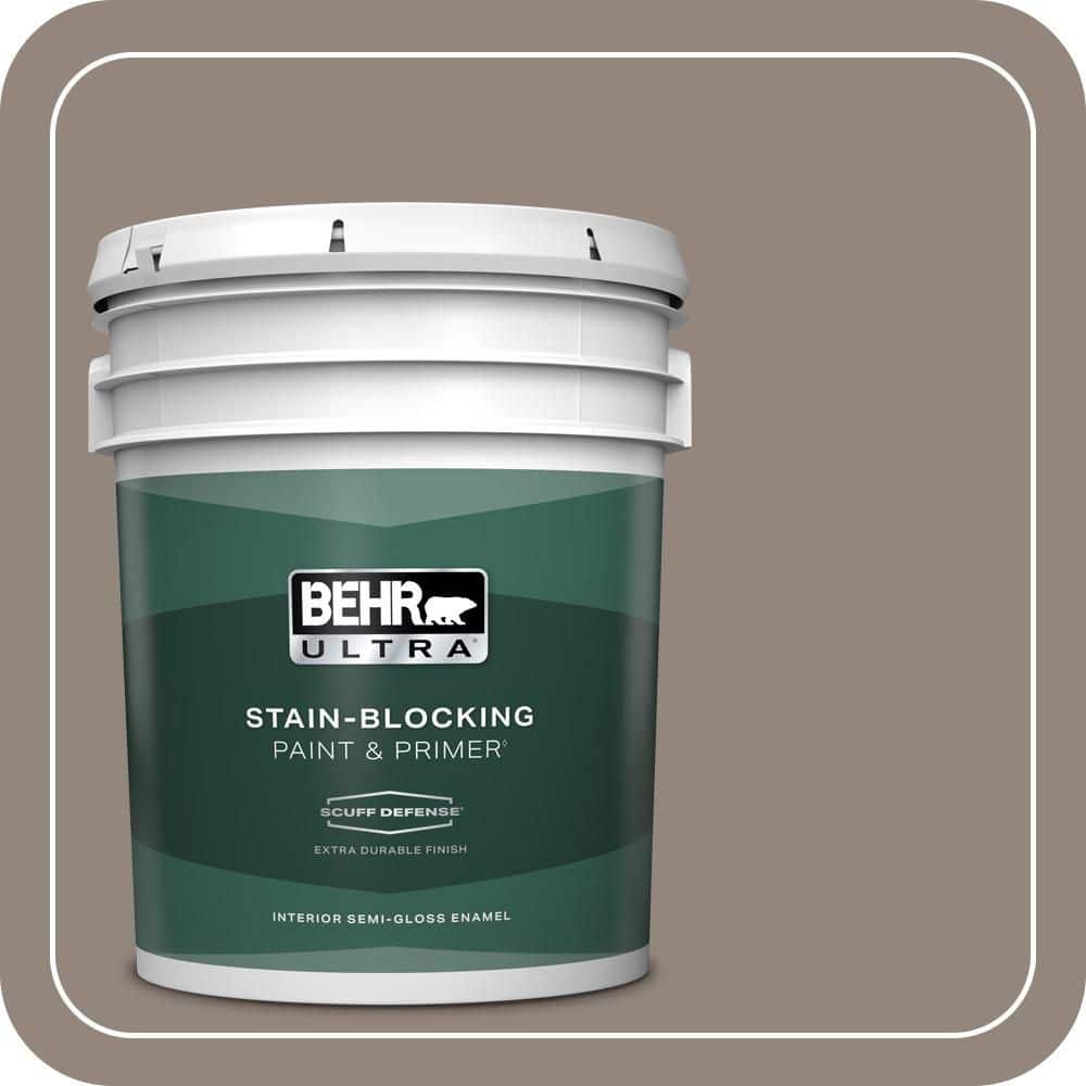 BEHR ULTRA 5 gal. #T14-8 Film Fest Extra Durable Semi-Gloss Enamel Interior Paint & Primer
