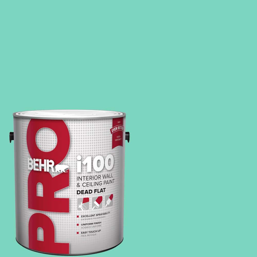 BEHR PRO 1 gal. #P430-3 Green Parakeet Dead Flat Interior Paint (1)