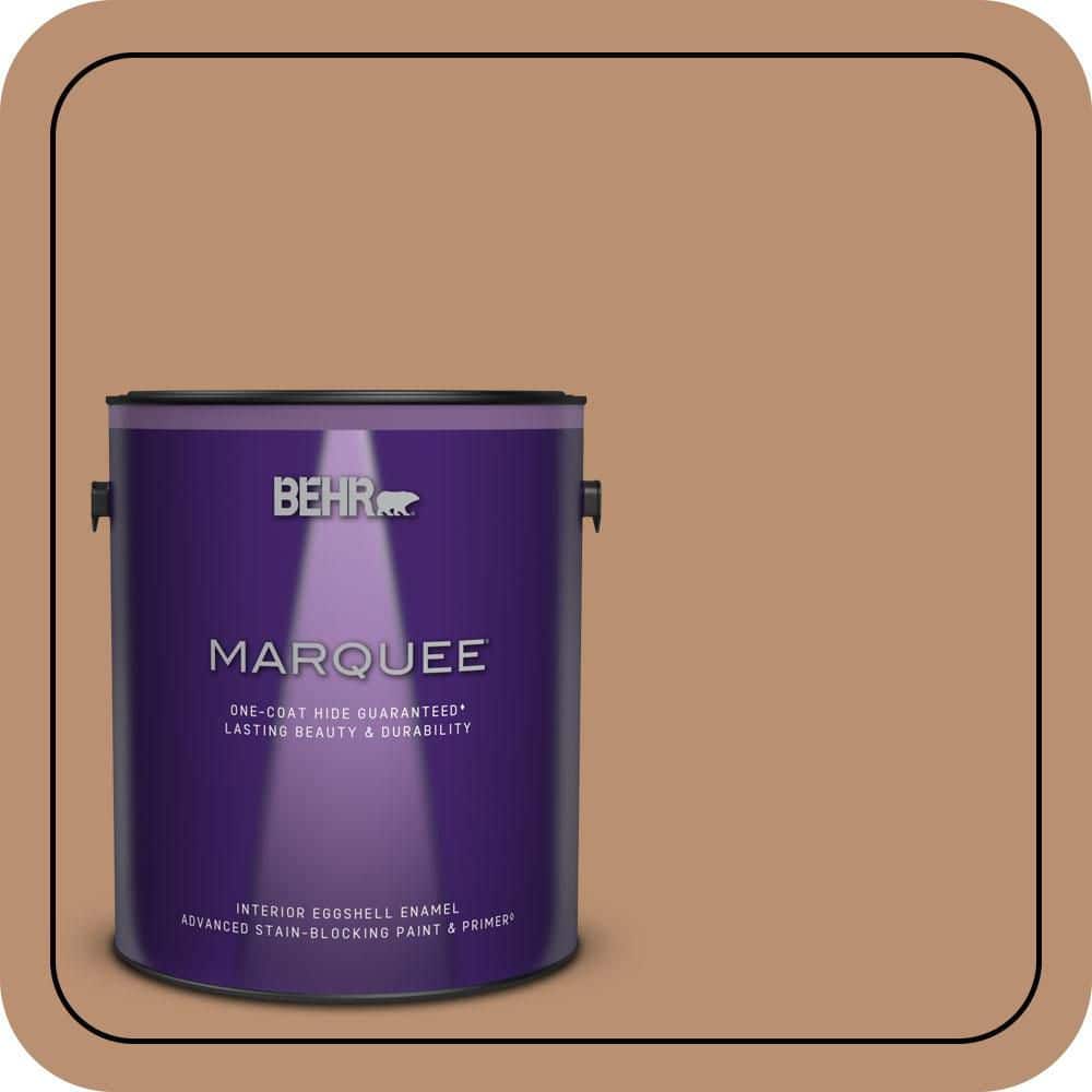 BEHR MARQUEE 1 gal. #S230-5 Sugar Maple One-Coat Hide Eggshell Enamel Interior Paint & Primer