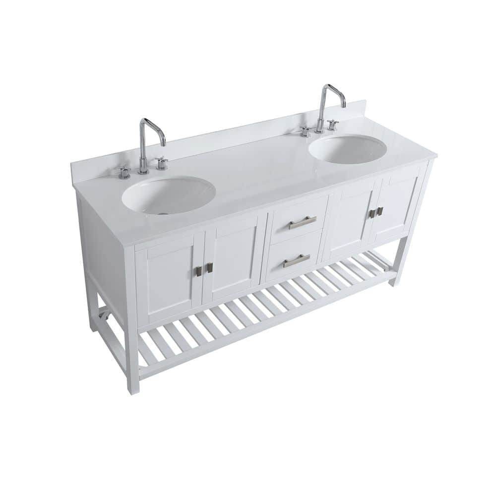 Design Element Monaco Bathroom Vanity Base Cabinet without Top (3)
