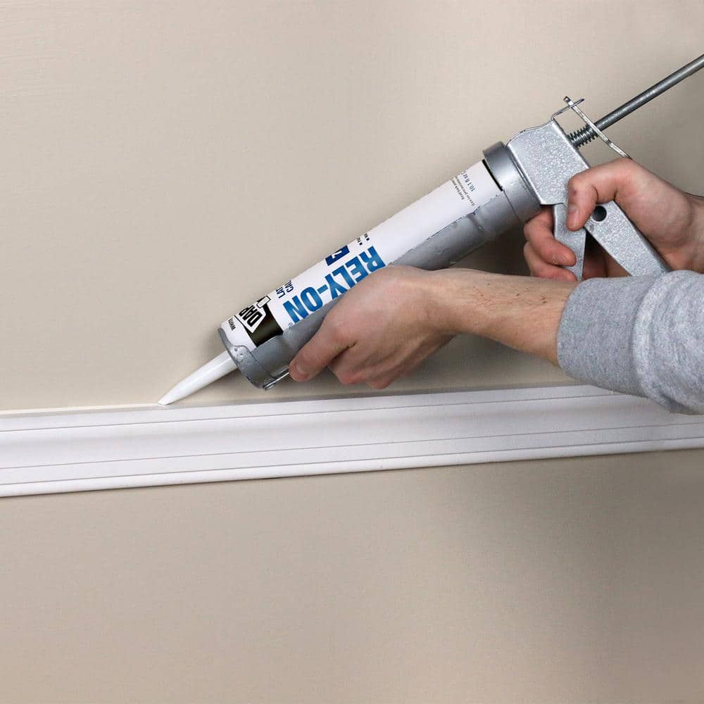 DAP Rely-On 10.1 oz. White Vinyl Latex Caulk (12-Pack) (3)