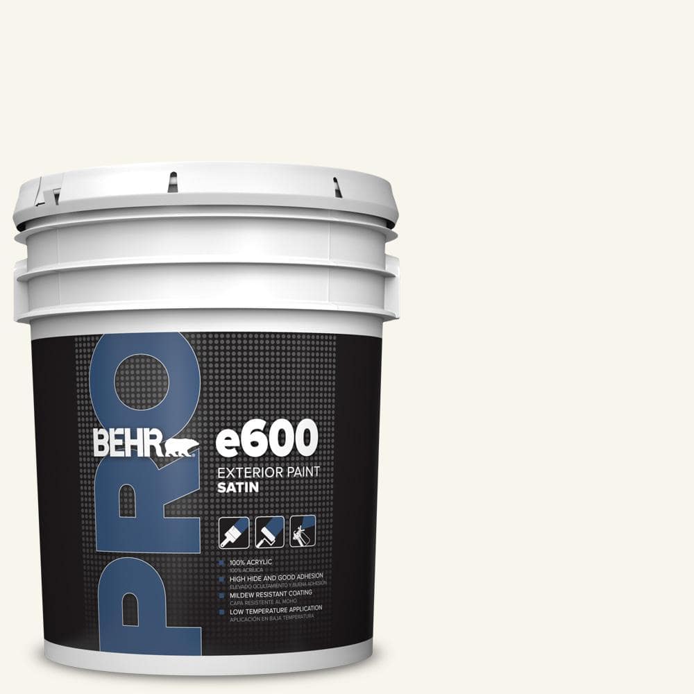 BEHR PRO 5 gal. #ECC-38-2 Icy Tundra Satin Exterior Paint