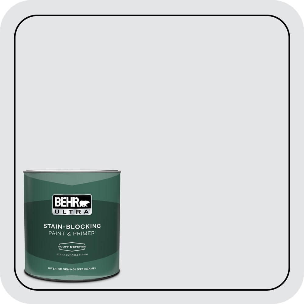 BEHR ULTRA 1 qt. #MQ3-31 Dutch White Extra Durable Semi-Gloss Enamel Interior Paint & Primer