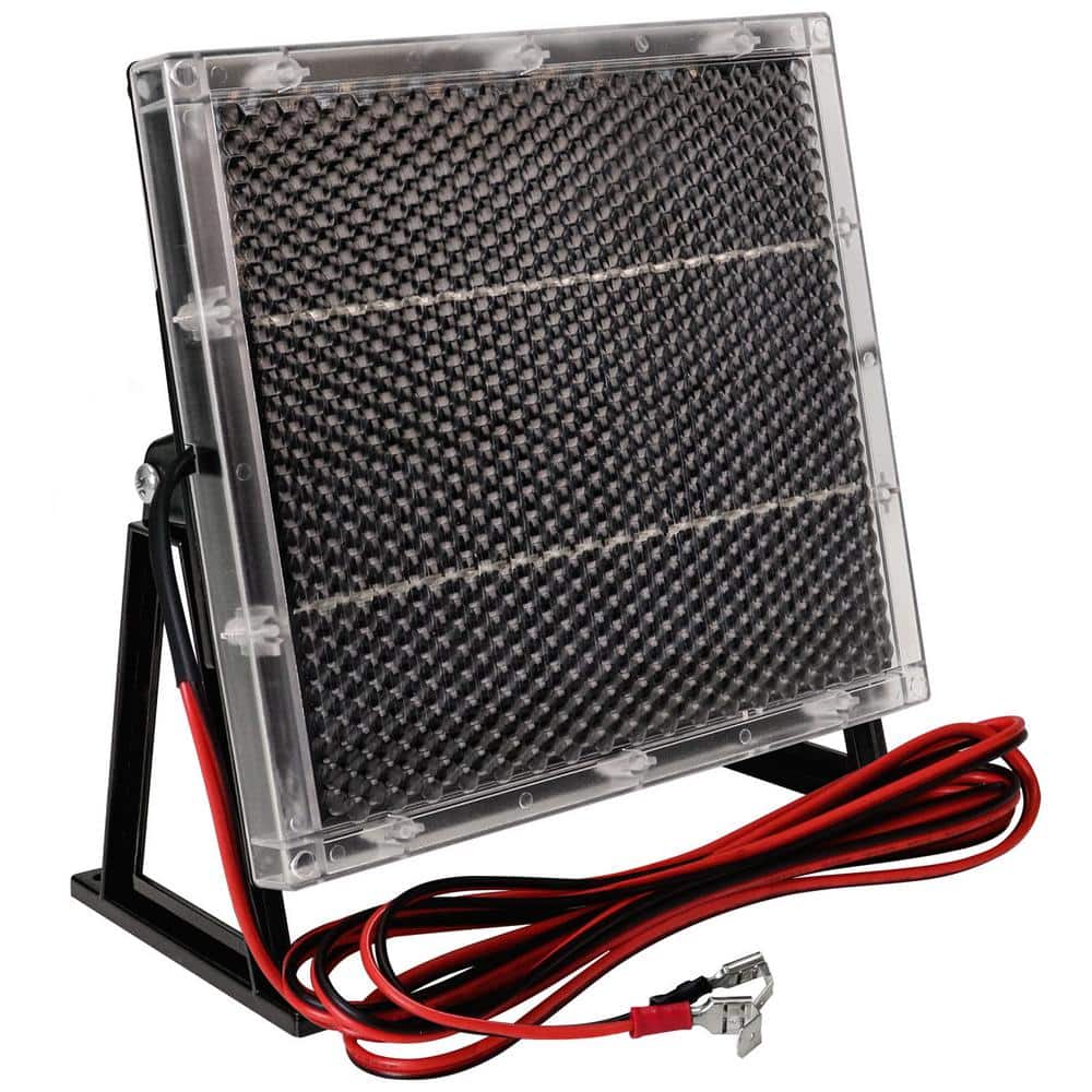 MIGHTY MAX BATTERY 12-Volt 6 in. 1-Watt Solar Panel Charger and Maintainer with Alligator Clips (1)