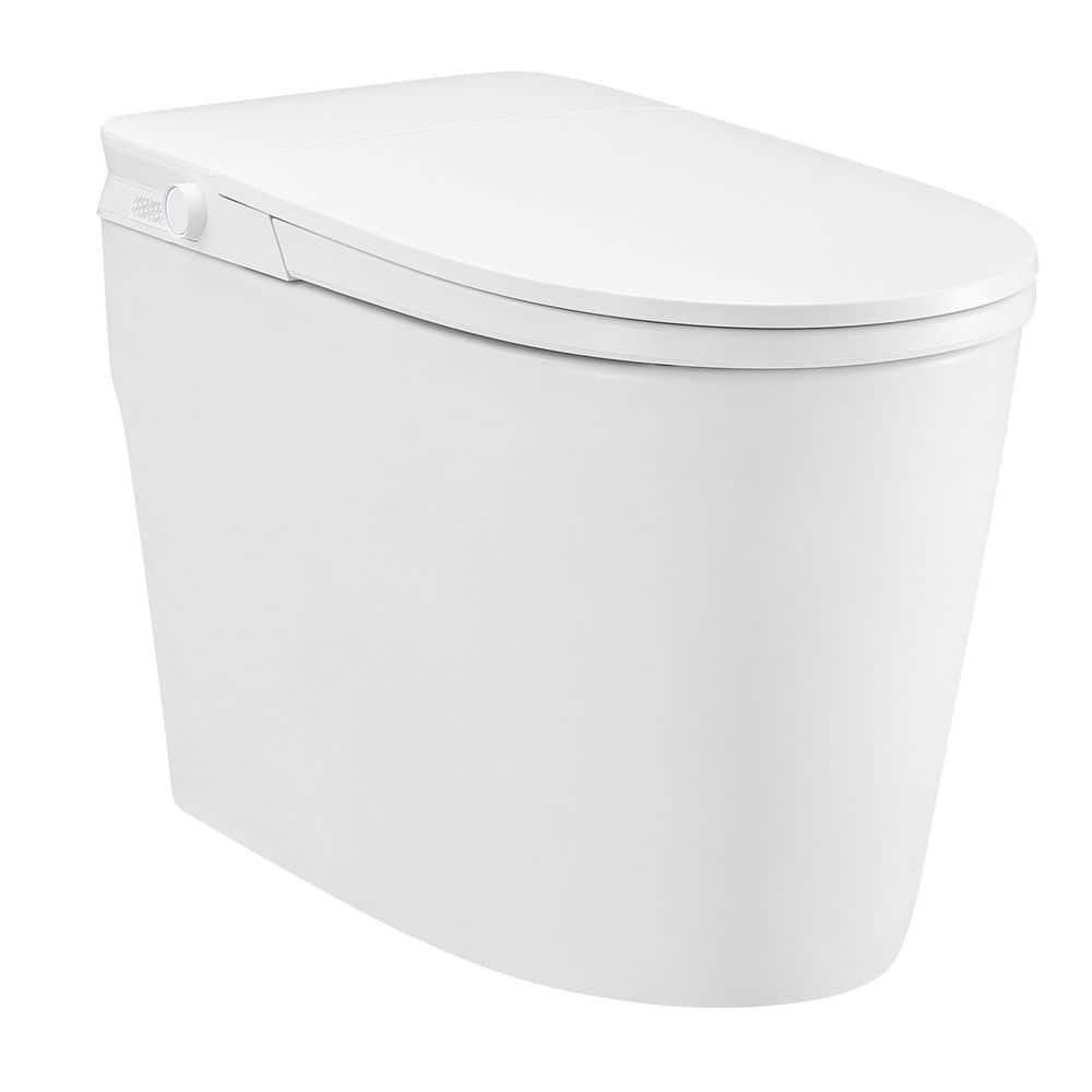 FORNO ACQUA Smart Toilet 1000 MaP HET with Touchless Auto Flush, 1.0/1.11 GPF Dual Flush, Chair Height, 1-Piece White Elongated