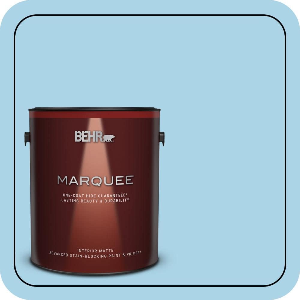 BEHR MARQUEE 1 gal. #550C-3 Monaco Matte Interior Paint & Primer