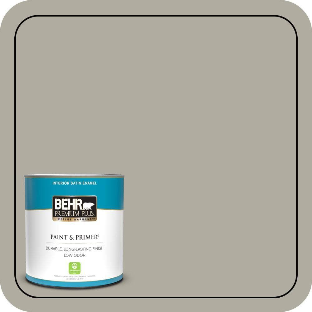 BEHR PREMIUM PLUS #PPU25-06 Wells Gray Interior/Exterior Paint & Primer Color Sample (1)