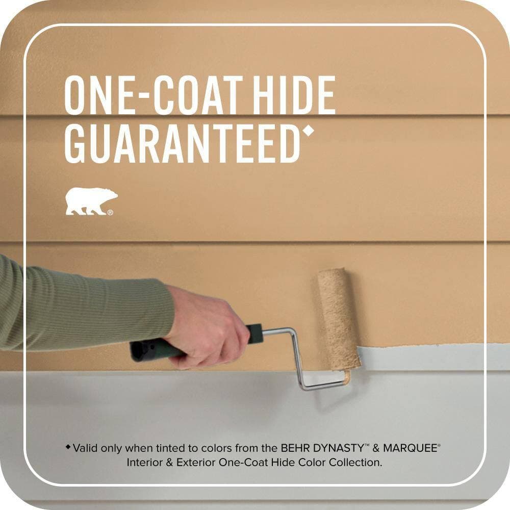 BEHR MARQUEE 1 gal. #PMD-79 Sesame Flat Exterior Paint & Primer (3)