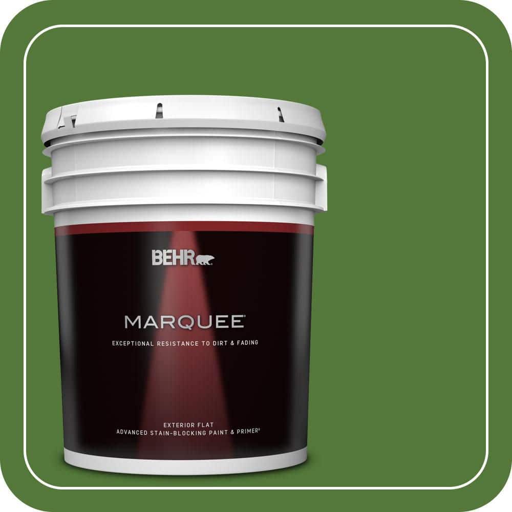 BEHR MARQUEE 5 gal. #P380-7 Luck of the Irish Flat Exterior Paint & Primer