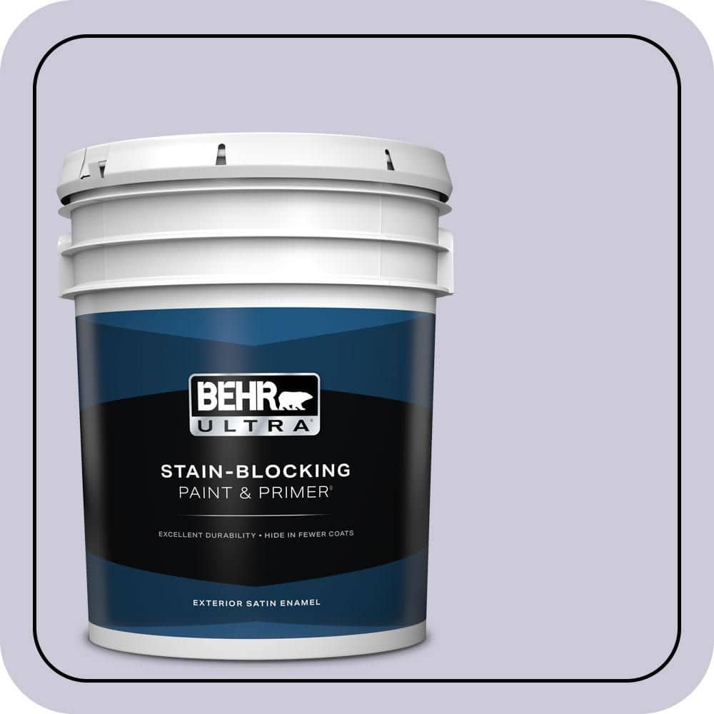 BEHR ULTRA 5 gal. #S570-2 Magic Scent Satin Enamel Exterior Paint & Primer