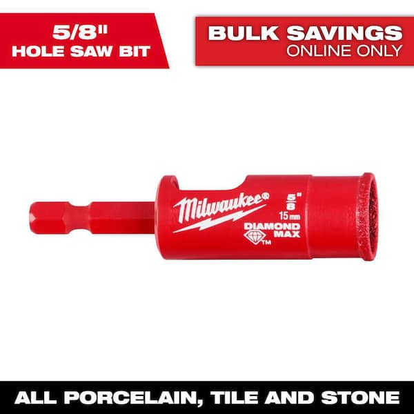 Milwaukee 5/8 in. Diamond Max Hole Saw (2)