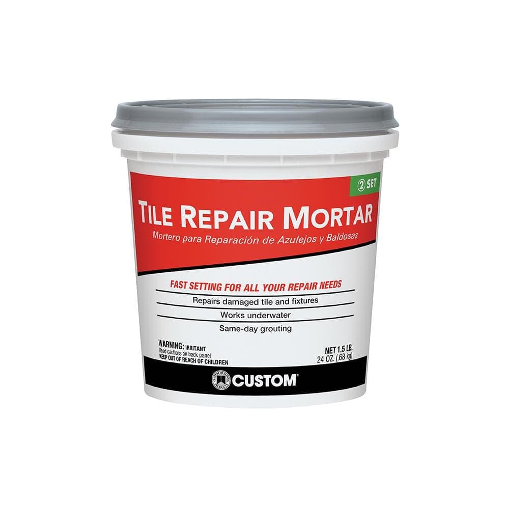 Custom Building Products Tile Repair Mortar White 1.5 lb. (2)