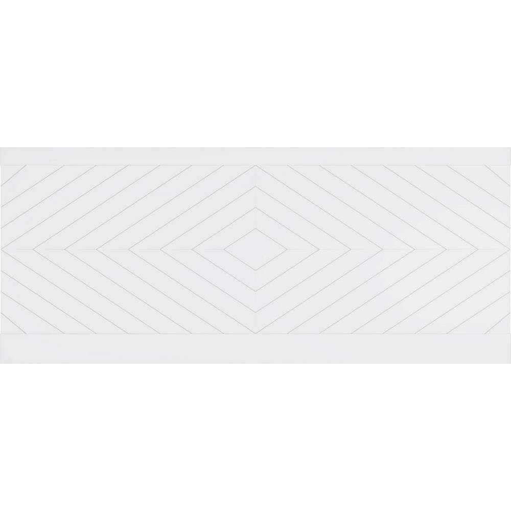 Ekena Millwork 40 in. H x 94-1/2 in. W 26.24 sq. ft. Nuevo PVC Wainscot Paneling Kit (2)