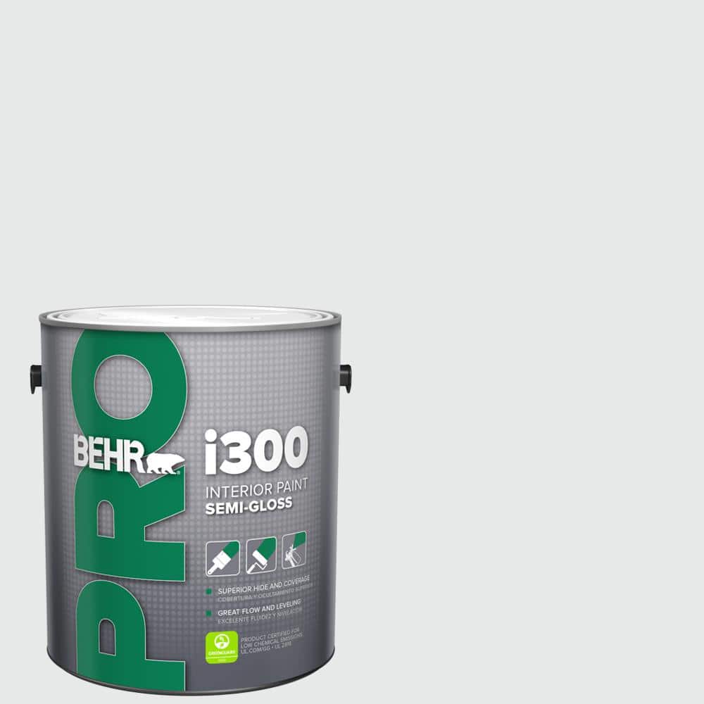 BEHR PRO 1 gal. #PR-W10 Swirling Water Semi-Gloss Interior Paint