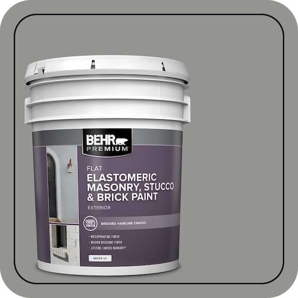 BEHR PREMIUM 5 gal. #780F-5 Anonymous Elastomeric Masonry, Stucco and Brick Exterior Paint (2)