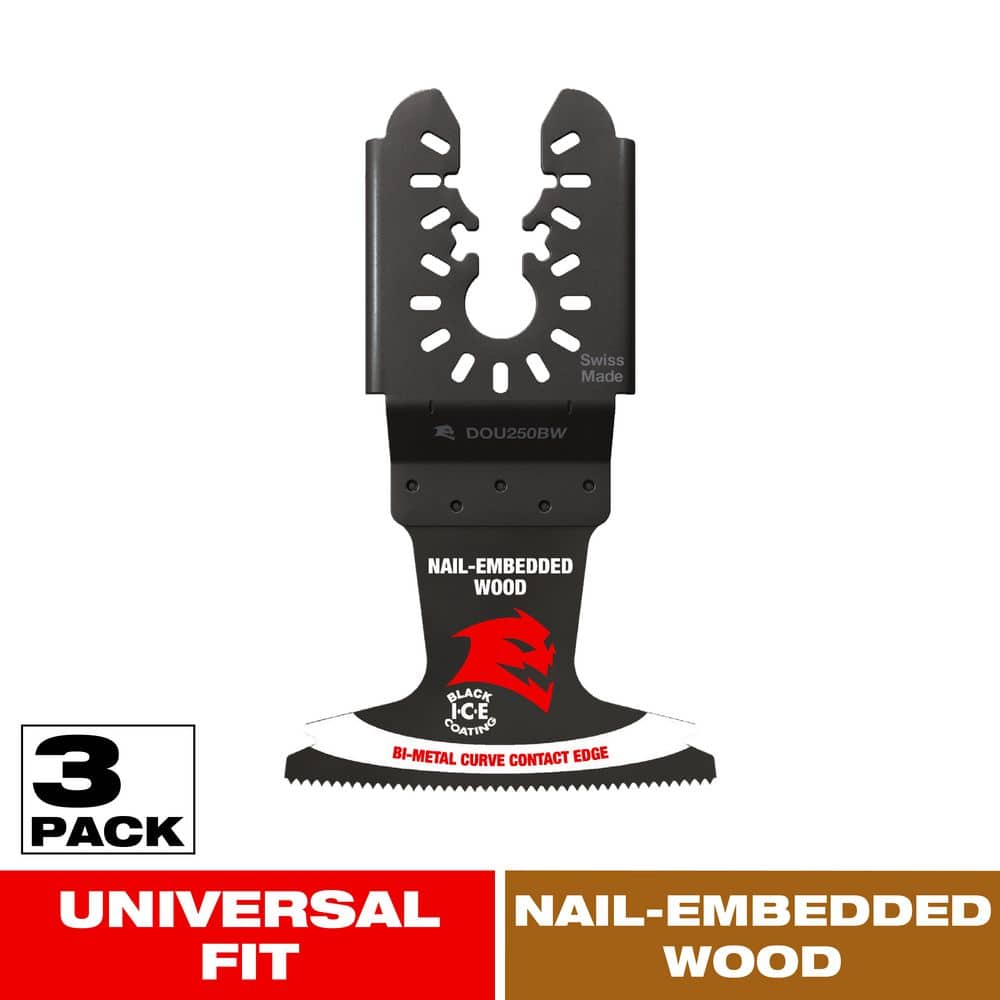 DIABLO 2-1/2 in. Demo Demon Universal Fit Bi-Metal Oscillating Tool Blades for Nail-Embedded Wood (1)