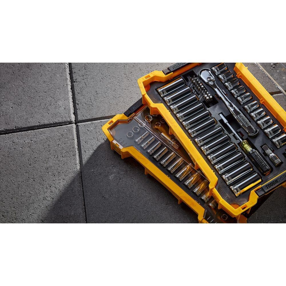 DEWALT 3/8 in. and 1/2 in. Drive Mechanics Tool Set with Toughsystem Trays (85-Piece) (2)