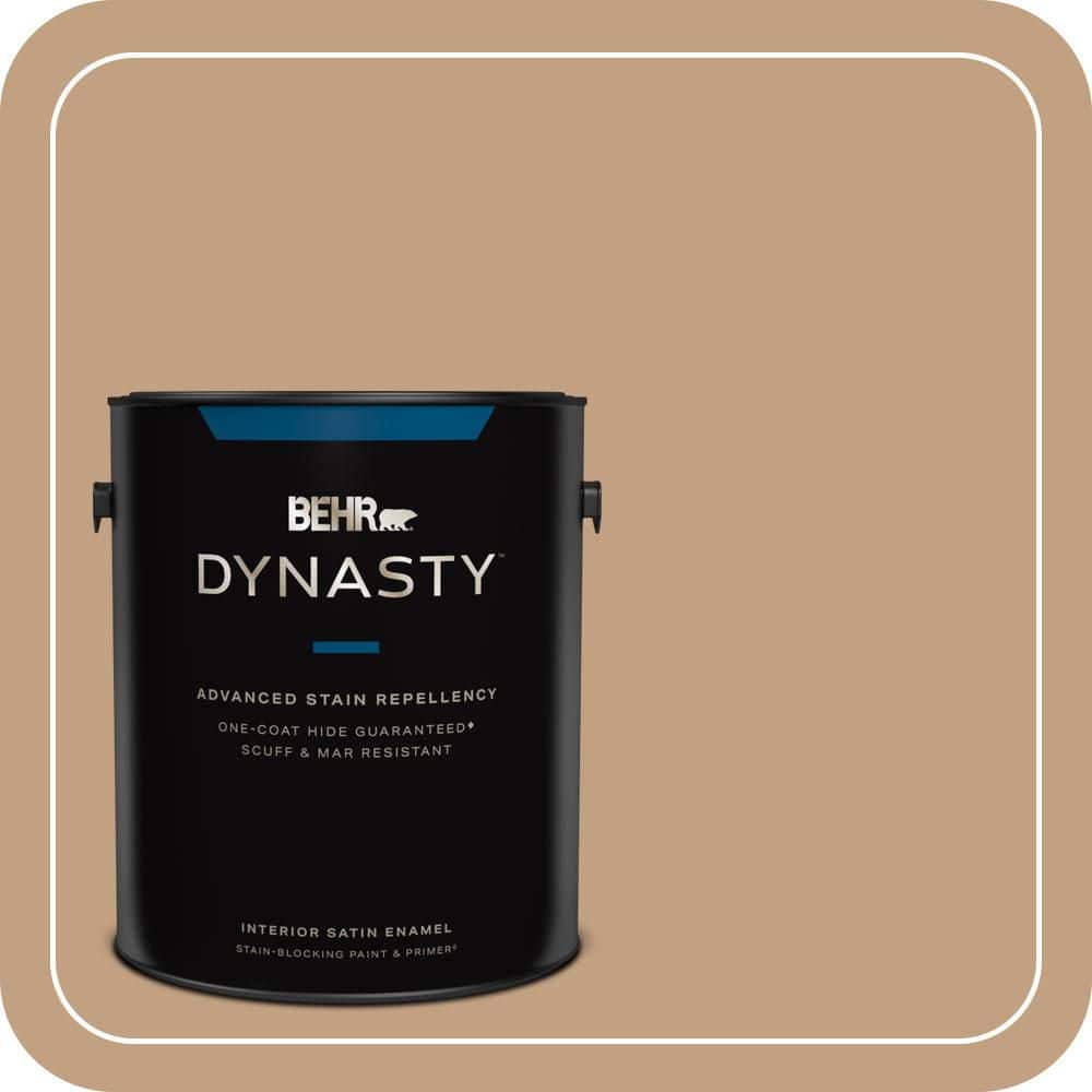 BEHR DYNASTY 1 gal. #MQ2-12 Milano One-Coat Hide Satin Enamel Interior Stain-Blocking Paint & Primer