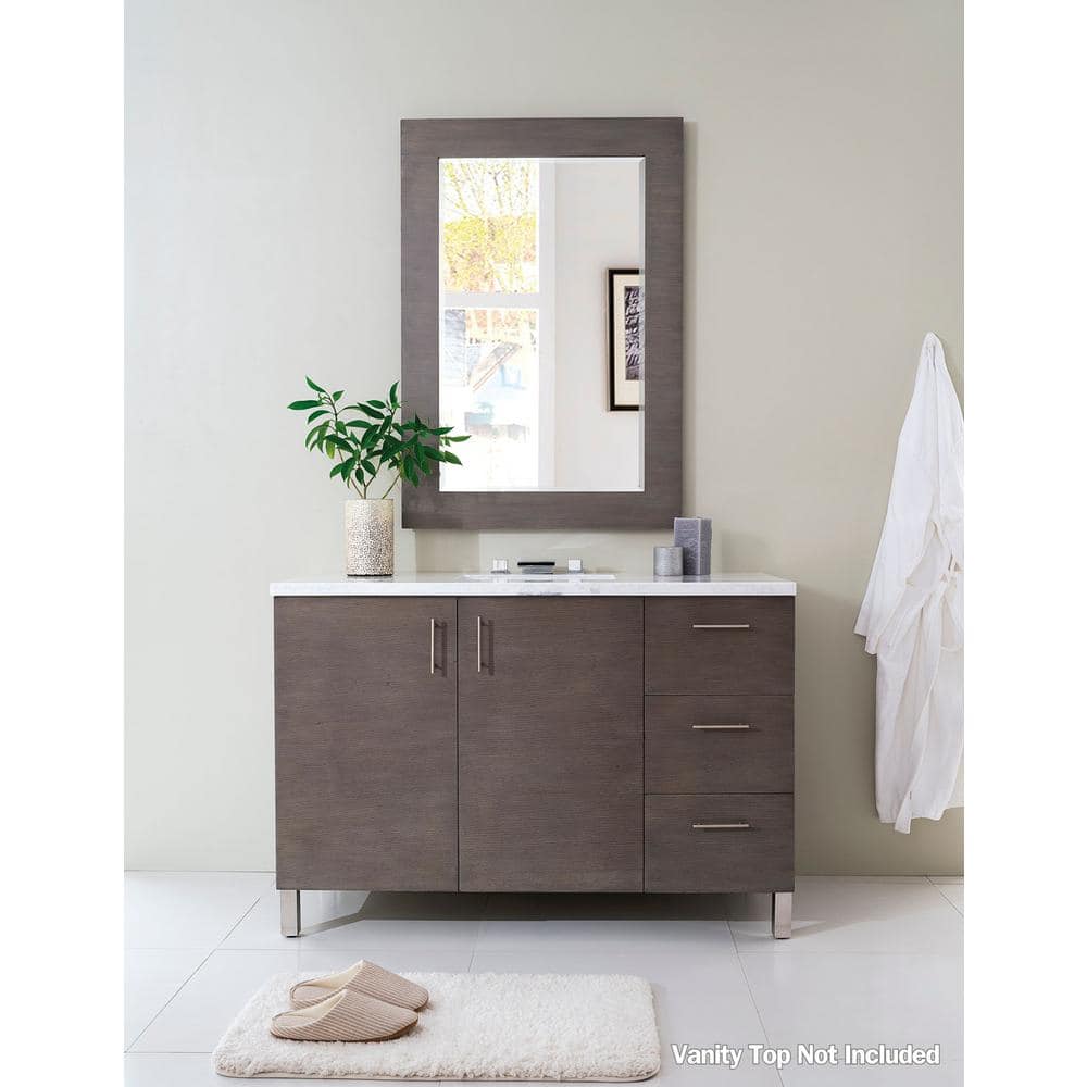 James Martin Vanities Metropolitan 48.0 in. W x 22.5 in. D x 32.8 in. H Single Bath Vanity Cabinet without Top in Silver Oak (1)