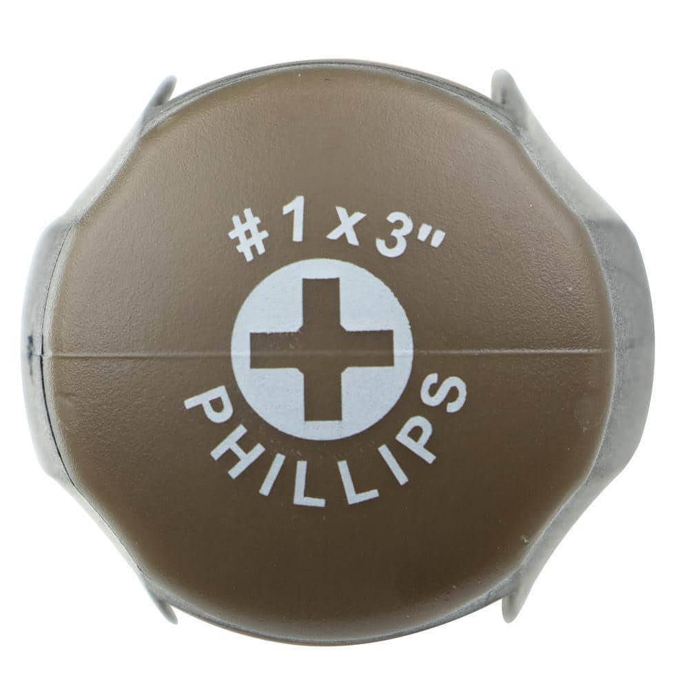 SPEC OPS #1 x 4 in. Phillips Screwdriver, Magnetic Tip, Cr-Mo Steel Shaft (3)