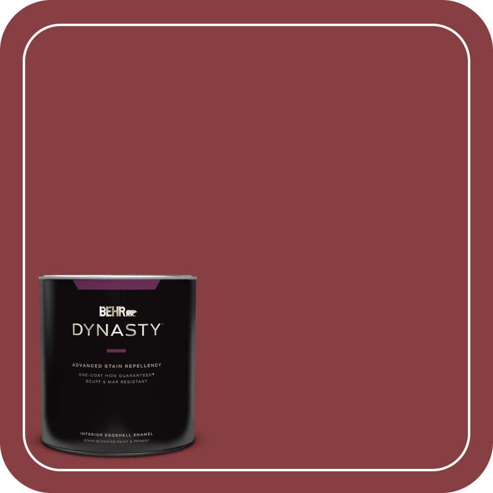 BEHR DYNASTY 1 qt. #S-G-140 Cherry Cobbler Eggshell Enamel Interior Stain-Blocking Paint & Primer