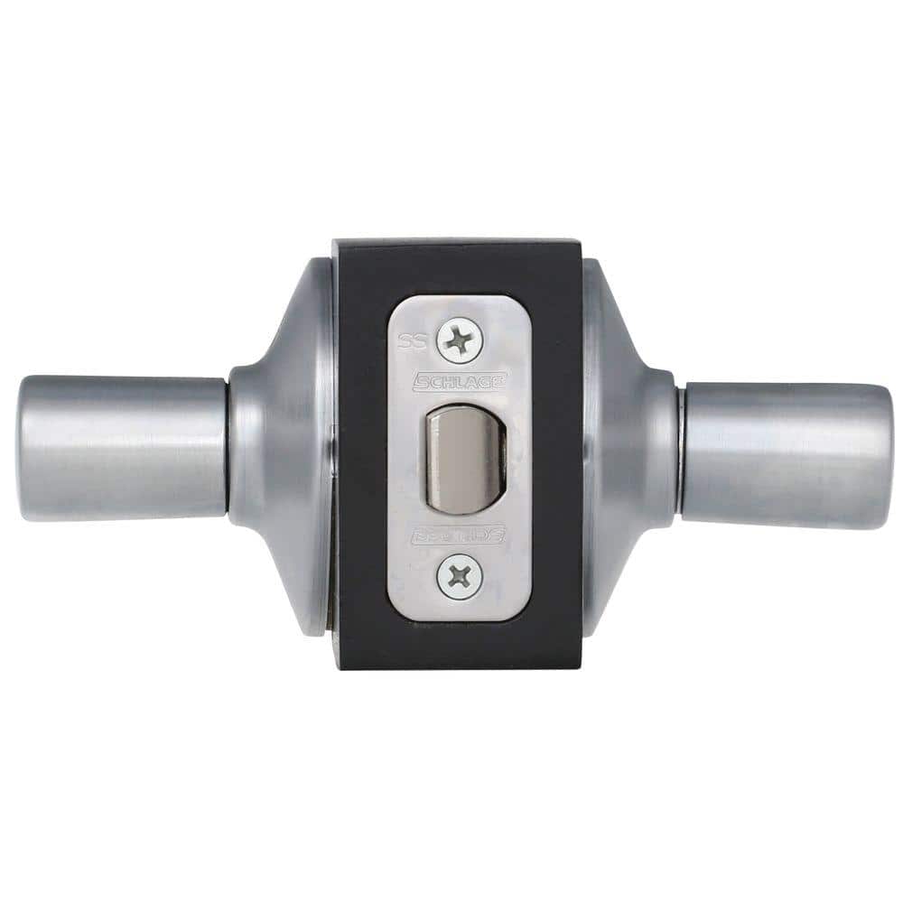 Schlage Elan Satin Chrome Passage Light Commercial Hall/Closet Door Handle (3)