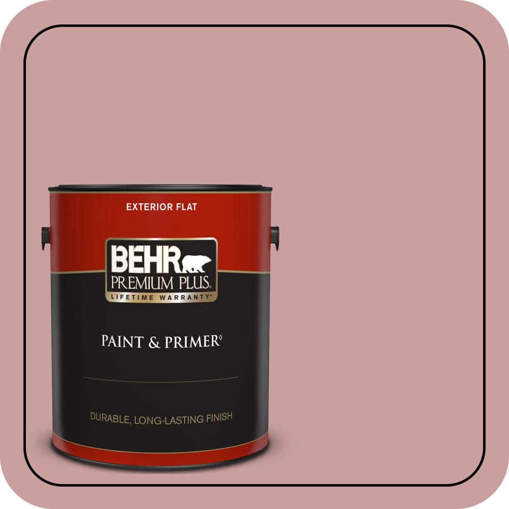 BEHR PREMIUM PLUS 1 gal. #MQ1-13 Lady Guinevere Flat Exterior Paint & Primer