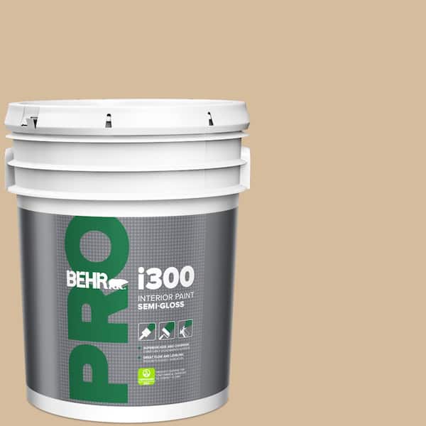 BEHR PRO 5 gal. #T18-06 Kombucha Semi-Gloss Interior Paint (2)