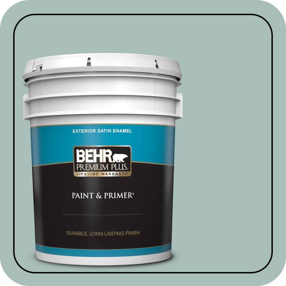 BEHR PREMIUM PLUS #QE-43 Water Surface Enamel Low Odor & Primer (1)
