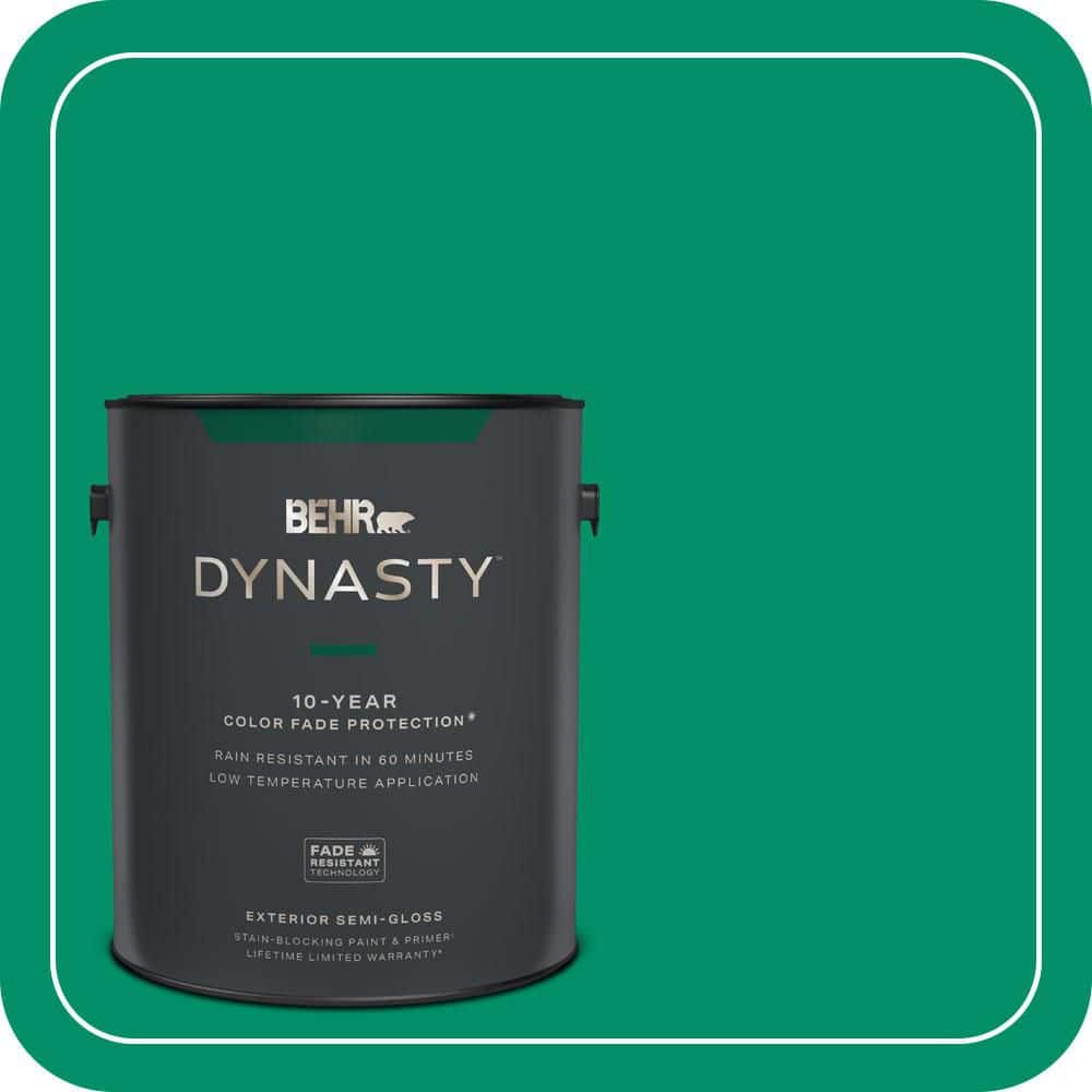 BEHR DYNASTY 1 gal. #MQ4-15 Balsam Semi-Gloss Exterior Stain-Blocking Paint & Primer