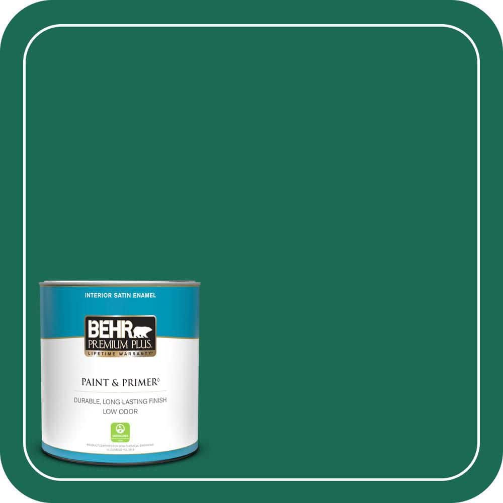BEHR PREMIUM PLUS #480B-7 Clover Brook Interior/Exterior Paint & Primer Color Sample