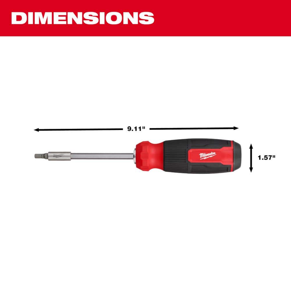 Milwaukee 14-In-1 Hex Multi-Bit Screwdriver (3)